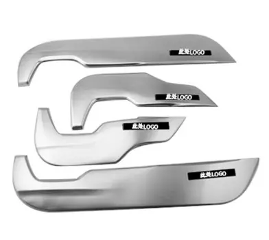 Противоударная накладка на дверь (серебряная с черным) Honda CRV 2020-