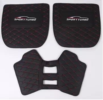 Противоударные накладки на сиденье (красная) 3 элемента Chery Tiggo 7 Pro 2020