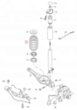 Пружина подвески 994857