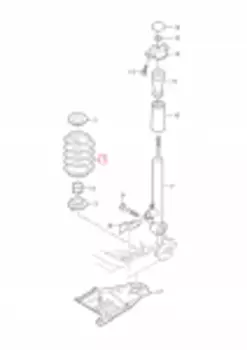 Пружина задняя 994937