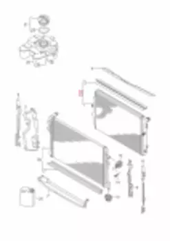 Радиатор охлаждения двигателя