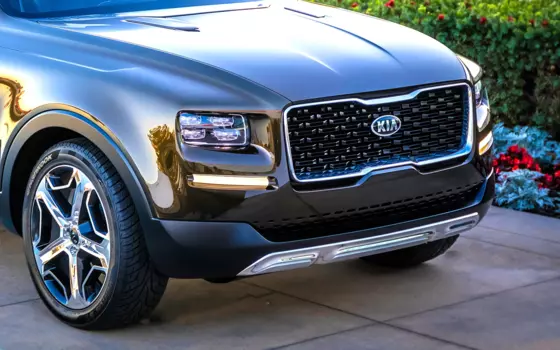 Радиаторная решетка для KIA Telluride 2019 - 2020