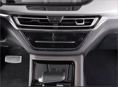 Рама-отделка для кондиционера черная Changan CS35 Plus 2019-