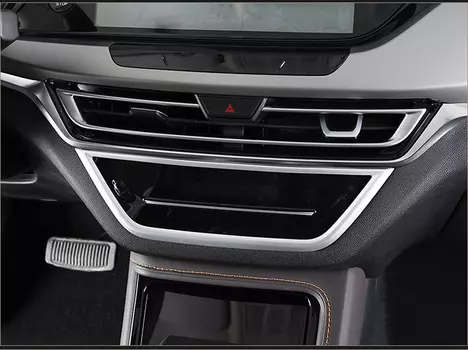 Рама-отделка для кондиционера серебристая Changan CS35 Plus 2019-