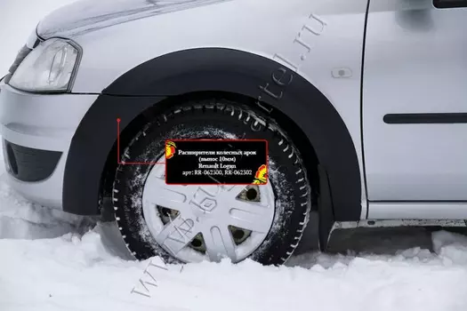 Расширители колесных арок (вынос 10 мм) (передний правый)