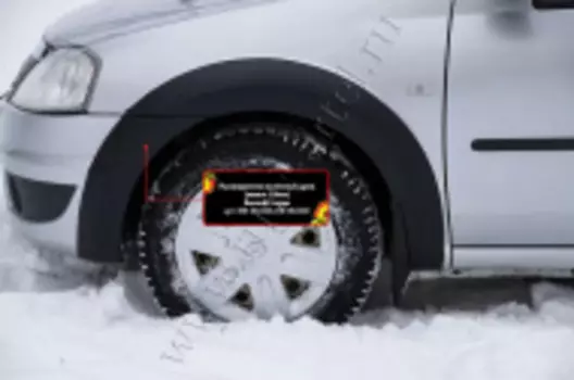 Расширители колесных арок (вынос 10 мм) Русская Артель Renault Logan 2010-2013