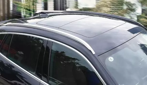 Рейлинги на крышу (серебристые) Kust KUST00127 для BMW X6 2019-