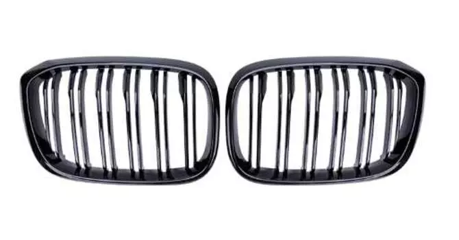 Решетка радиатора (цвет черный глянец, черный матовый, двойные слоты) Carbuy CRBY054 для BMW X3 G01/G08 2017-