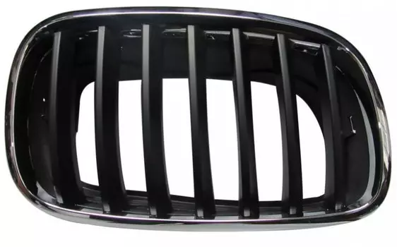 Решетка радиатора (цвет черный глянец, черный матовый, одинарные слоты) Carbuy CRBY060 для BMW X5/X6 E70/E71 2006-2013