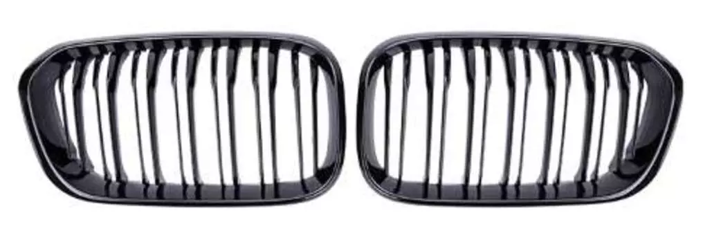 Решетка радиатора (цвет черный глянец, двойные слоты) Carbuy CRBY002 для BMW 1 Series F20 2015-2017