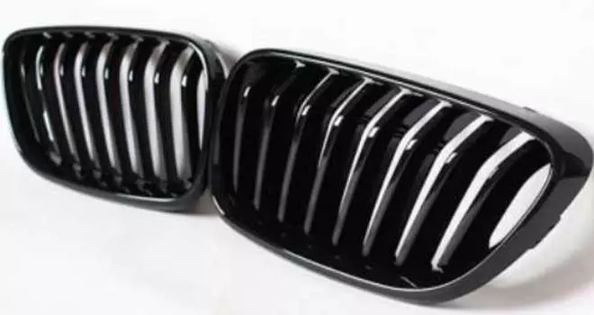 Решетка радиатора (цвет черный глянец, одинарные слоты) Carbuy CRBY003 для BMW 2 Series F22 2017-