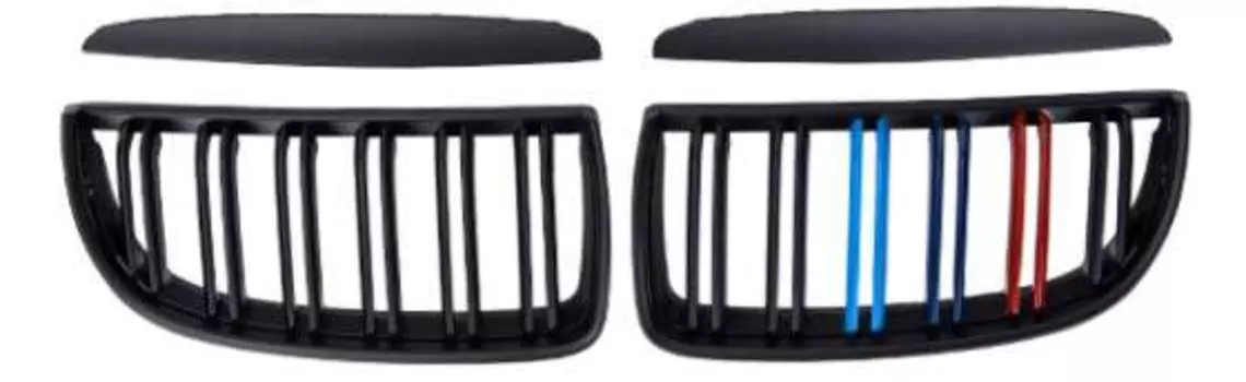 Решетка радиатора (цвет черный матовый, двойные слоты) Carbuy CRBY010 для BMW 3 Series E90 2005-2008