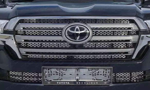 Решетка радиатора нижняя (лист) (для LC200 Excalibur 2017-) Компания ТСС TOYLC200EXCAL17-21 Toyota Land Cruiser J200 2015-