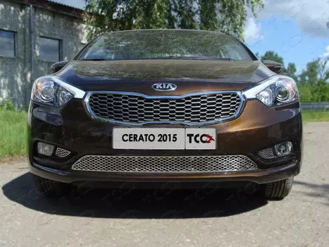 Решетка радиатора нижняя (лист) Компания ТСС KIACER15-01 KIA Cerato 2015-