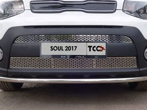 Решетка радиатора нижняя (лист) TCC KIASOUL17-02 Kia Soul 2017-2019