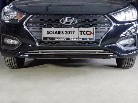Решетка радиатора нижняя TCC HYUNSOL17-04 Hyundai Solaris 2 2017-