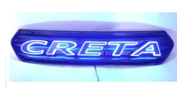 Решетка радиатора с подсветкой Dallon DAL00107 для Hyundai Creta (Крета) 2016