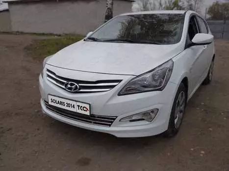 Решетка радиатора TCC HYUNSOL14-01 Hyundai Solaris (1G) рест. 2014-, (2G) 2017-