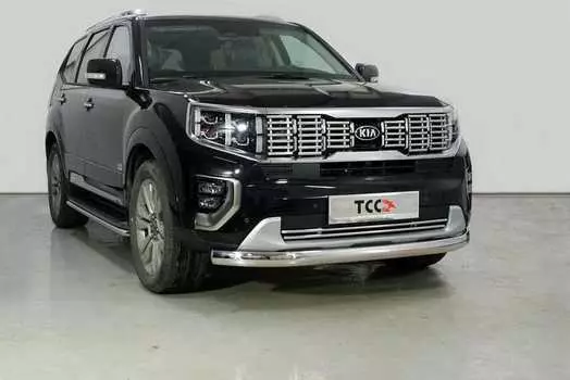 Решетка радиатора верхняя 16 мм (6шт) TCC KIAMOH20-12 Kia Mohave 2020-