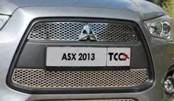Решетка радиатора верхняя (лист) TCC MITSASX13-16 Mitsubishi ASX 2017