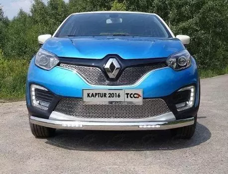 Решетка радиатора верхняя (лист) TCC RENKAP16-01 Renault Kaptur 2016-