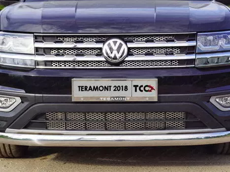 Решетка радиатора верхняя (лист) TCC VWTER18-16 Volkswagen Teramont 2018-