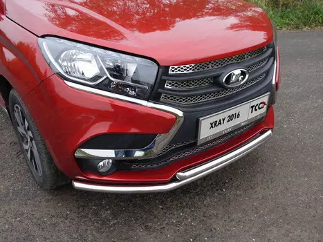 Решетка радиатора верхняя (лист) ТСС LADXRAY16-10 для LADA X Ray 2016-