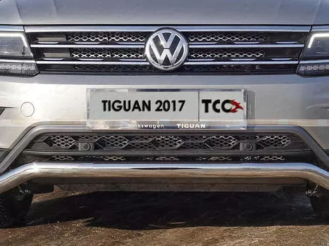 Решетка радиатора (верхняя,лист) VWTIG17-01 для Volkswagen Tiguan 2017-