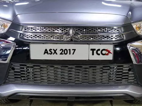 Решетка радиатора верхняя TCC MITSASX17-14 для Mitsubishi ASX 2016 -