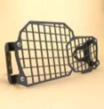 Решетка защиты фар (алюминиевый сплав, черный) Savage SAVAGE-0145-03 для BMW F650GS 2008-2017 F700GS 2008-2017 F800GS 2008-2017