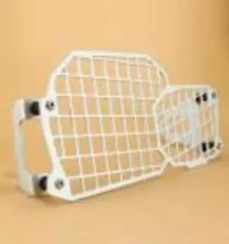 Решетка защиты фар (алюминиевый сплав, серебристый) Savage SAVAGE-0145-02 для BMW F650GS 2008-2017 F700GS 2008-2017 F800GS 2008-2017