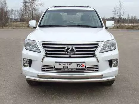 Решётка радиатора 16 мм Компания ТСС LEXLX57012-04 Lexus LX570 2012 - 2015