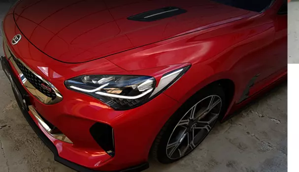 Реснички на фары для KIA Stinger 2018-