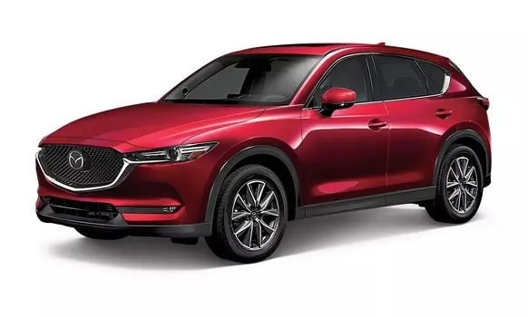 Реснички передних фар карбоновые для MAZDA CX-5 2017 - 2019