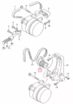 Ролик натяжного механизма / приводной PB-5168