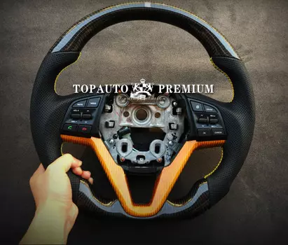 Рулевое колесо для Санта Фе 4 (Hyundai Santa Fe 2018 - 2019)