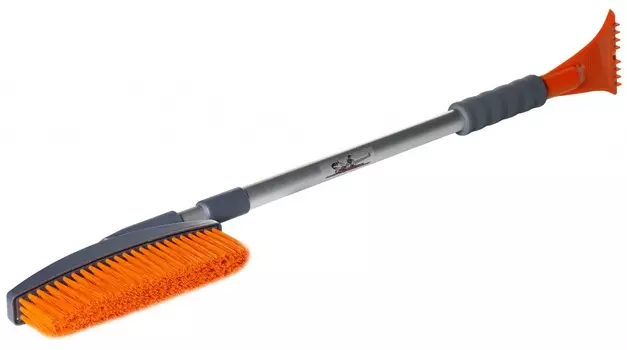 Щетка от снега и льда с телескопической рукояткой и мягкой щетиной (длина 113 см) Airline AB-R-06