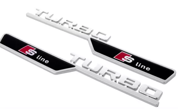 Шильдик SLine Turbo для AUDI Q7 2016 -