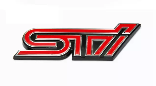 Шильдик STI для Subaru XV (2011 - 2017)