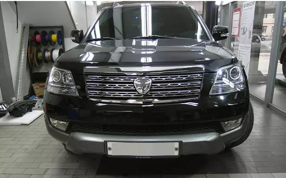 Штатная решетка радиатора (хром) для KIA Mohave 2017 -