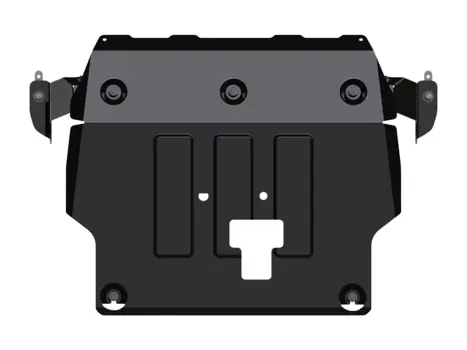 Штатная защита картера двигателя и кпп, стальная Sheriff для Hyundai Creta