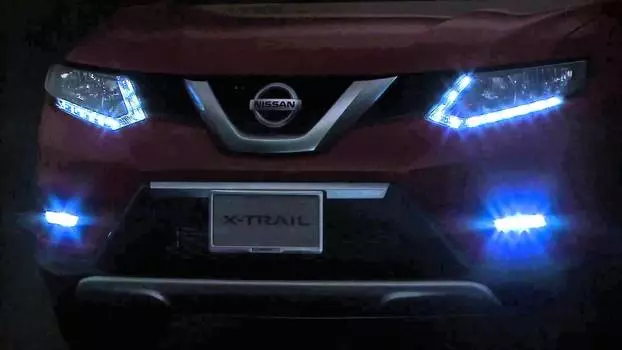 Штатные дневные ходовые огни (ДХО) для Nissan X-Trail T32 2014 -