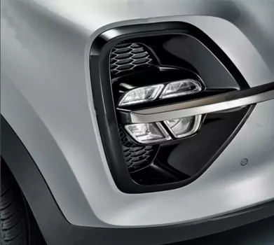 Штатные светодиодные (LED) ПТФ противотуманные фары Mobis для KIA Sportage 2018 - 2019