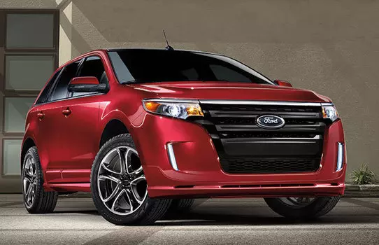 Штатный спойлер переднего бампера для Ford Edge (2013 - 2015)