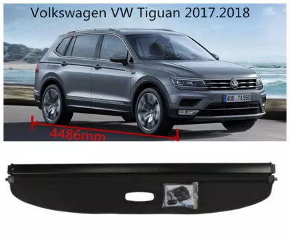 Шторка в багажник, вместо полки для Volkswagen Tiguan 2017 -