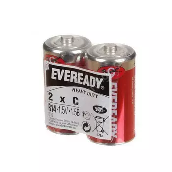 Солевая батарейка EVEREADY HDE301156000 C (R14) SHP2