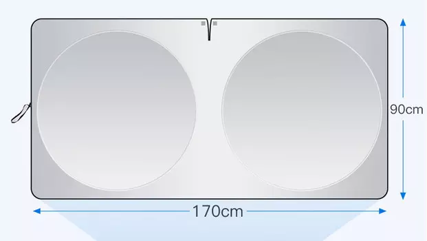 Солнцезащитная шторка на лобовое стекло для Subaru Forester 2013 - 2015