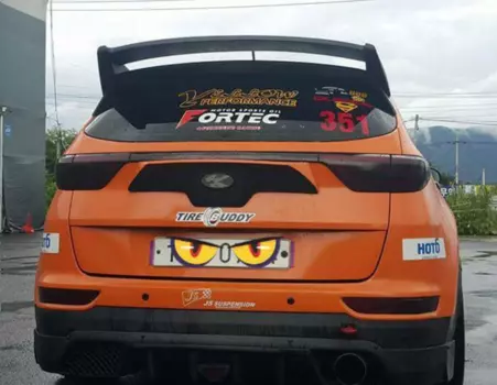 Спойлер C-factory багажной двери для KIA Sportage IV 2016 -