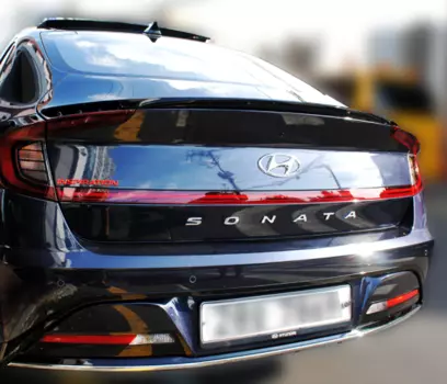 Спойлер крышки багажника Carolex для Hyundai Sonata ( Хендай Соната ) 2020 -