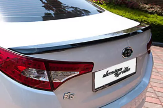 Спойлер на дверь багажника (черный) для KIA Optima 2012 - 2015